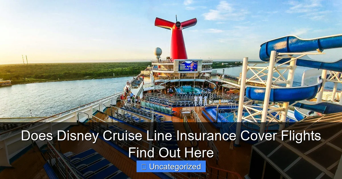 Does Disney Cruise Line Insurance Cover Flights Find Out Here
