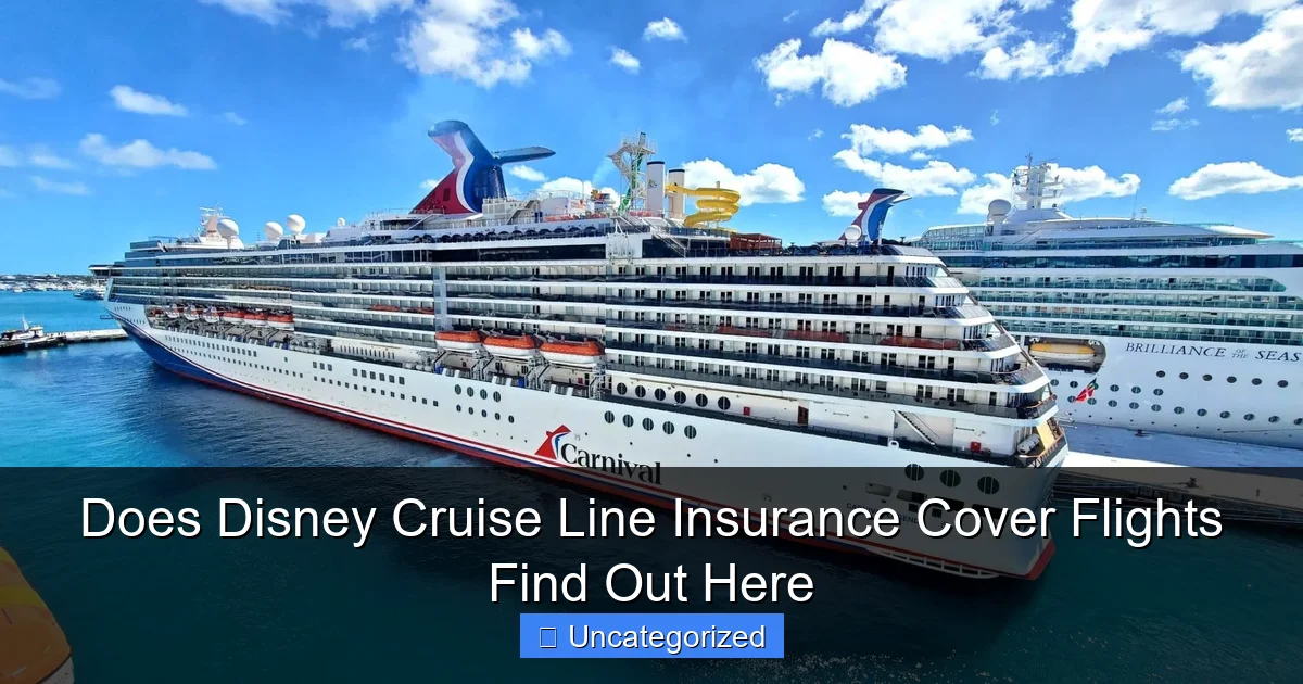 Does Disney Cruise Line Insurance Cover Flights Find Out Here