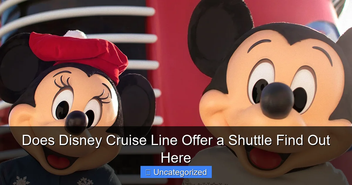 Does Disney Cruise Line Offer a Shuttle Find Out Here
