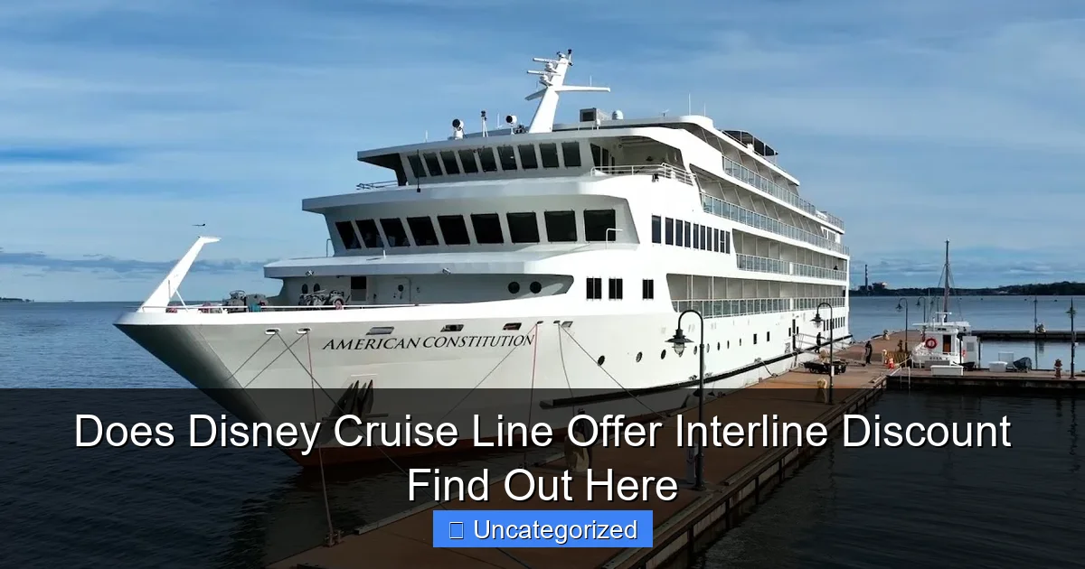 Does Disney Cruise Line Offer Interline Discount Find Out Here
