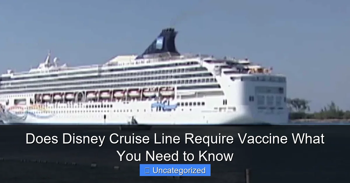 Does Disney Cruise Line Require Vaccine What You Need to Know
