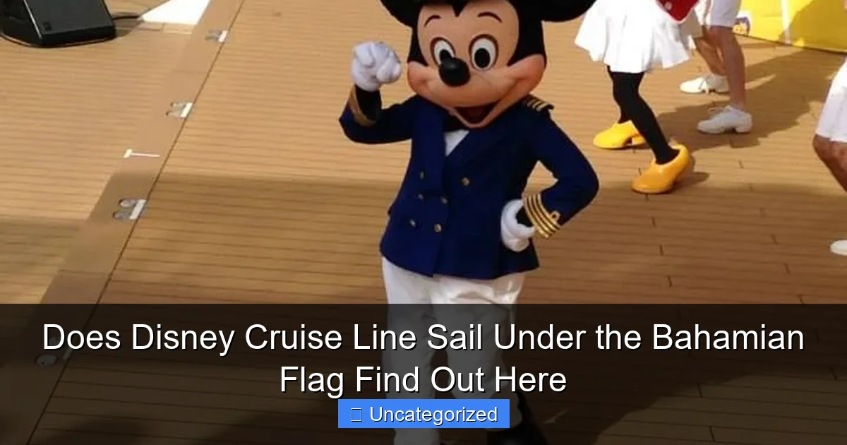 Does Disney Cruise Line Sail Under the Bahamian Flag Find Out Here