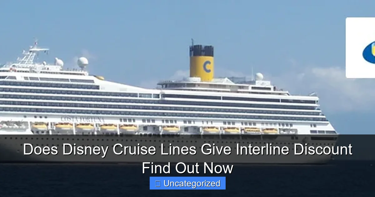 Does Disney Cruise Lines Give Interline Discount Find Out Now