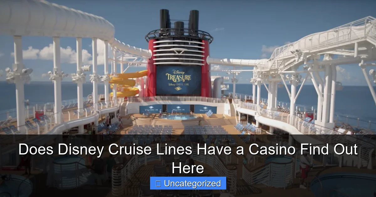 Does Disney Cruise Lines Have a Casino Find Out Here