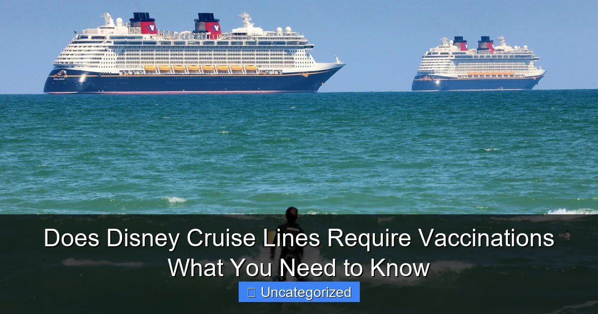 Does Disney Cruise Lines Require Vaccinations What You Need to Know
