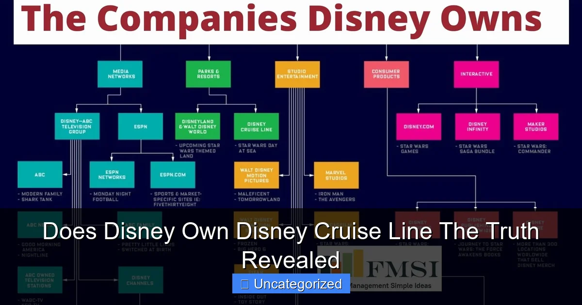 Does Disney Own Disney Cruise Line The Truth Revealed