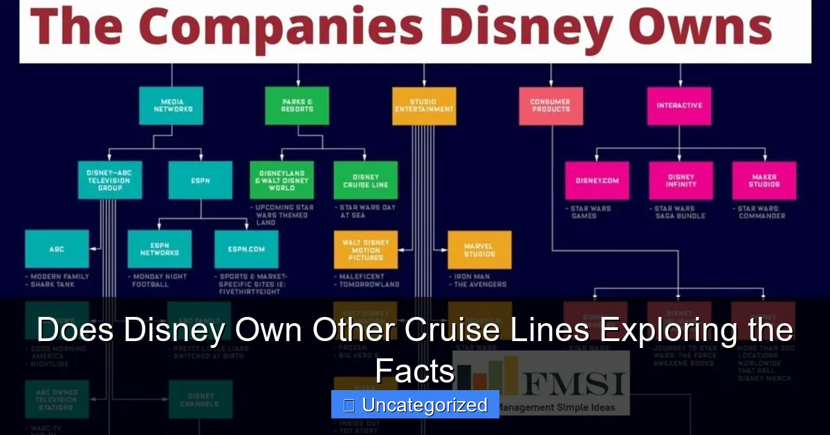 Does Disney Own Other Cruise Lines Exploring the Facts