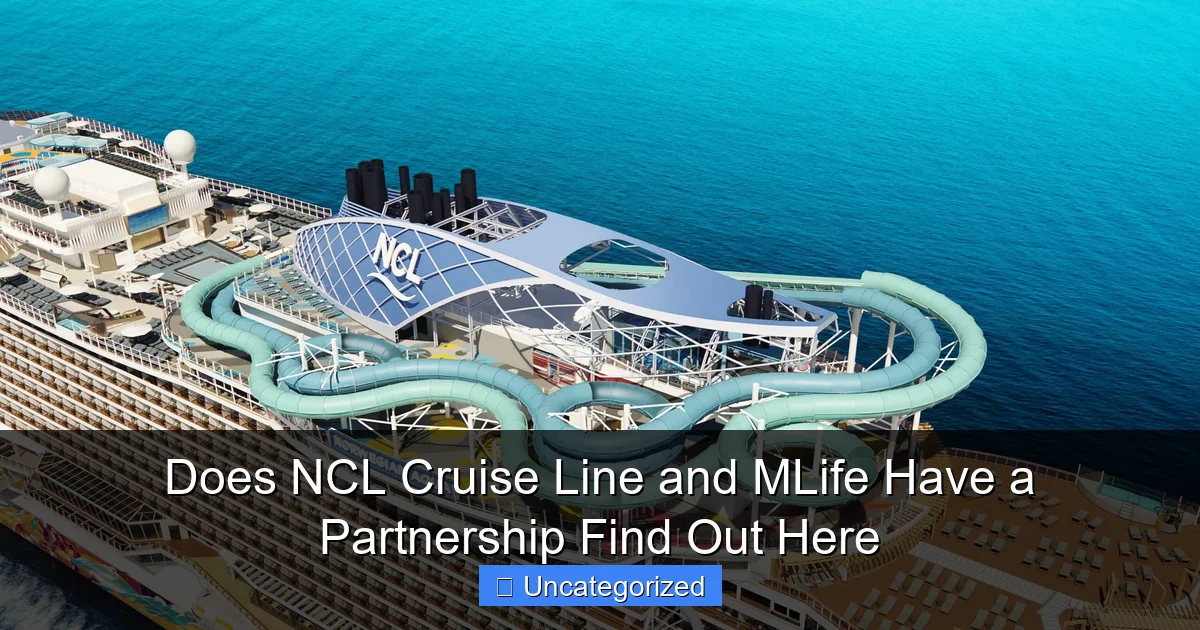 Does NCL Cruise Line and MLife Have a Partnership Find Out Here