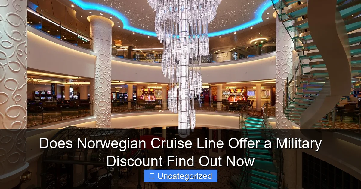 Does Norwegian Cruise Line Offer a Military Discount Find Out Now