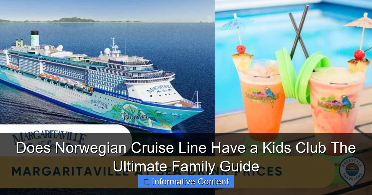 Does Norwegian Cruise Line Have a Kids Club The Ultimate Family Guide