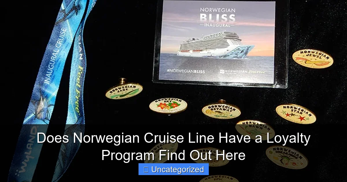 Does Norwegian Cruise Line Have a Loyalty Program Find Out Here