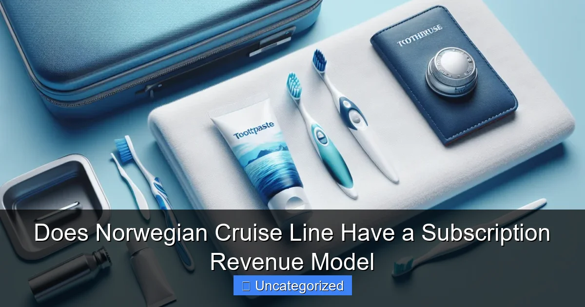 Does Norwegian Cruise Line Have a Subscription Revenue Model