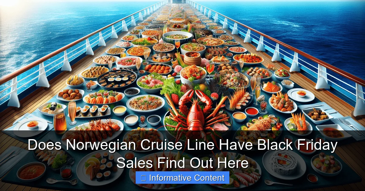 Does Norwegian Cruise Line Have Black Friday Sales Find Out Here