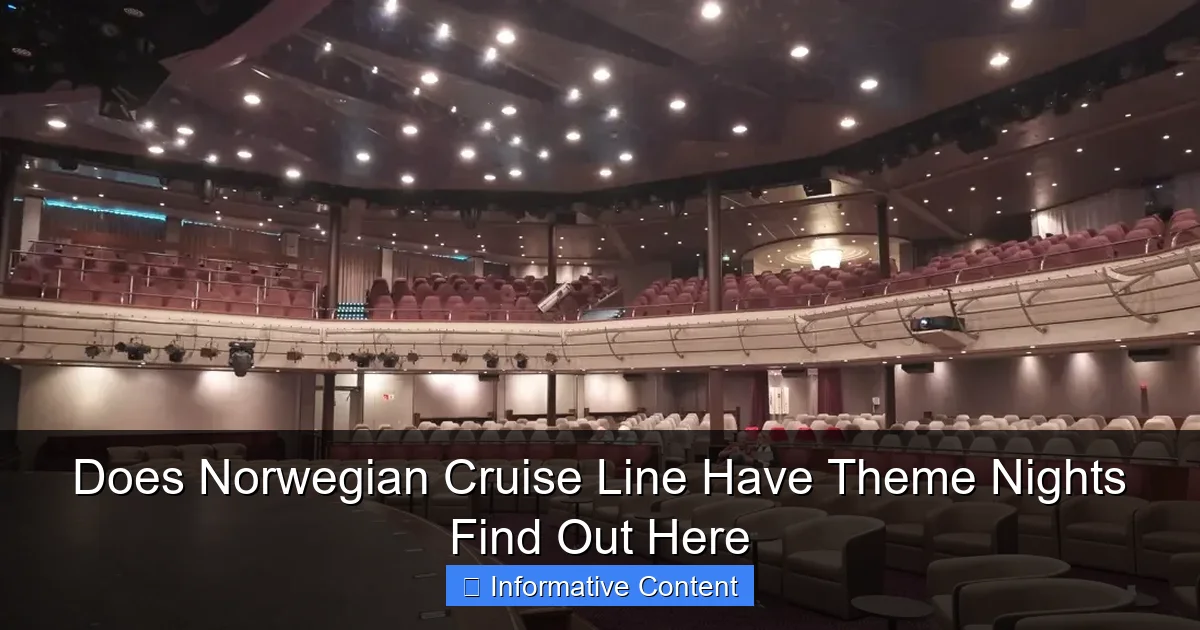 Does Norwegian Cruise Line Have Theme Nights Find Out Here