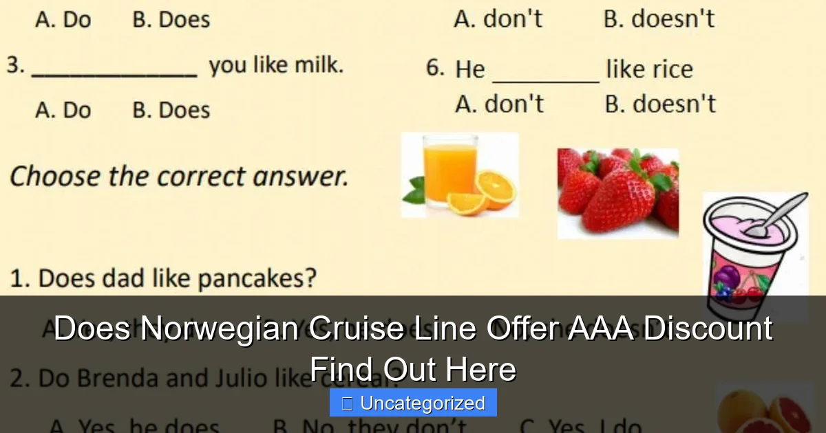 Does Norwegian Cruise Line Offer AAA Discount Find Out Here
