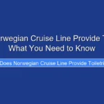 Does Norwegian Cruise Line Provide Toiletries What You Need to Know