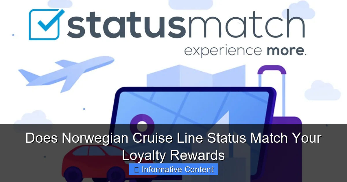Does Norwegian Cruise Line Status Match Your Loyalty Rewards