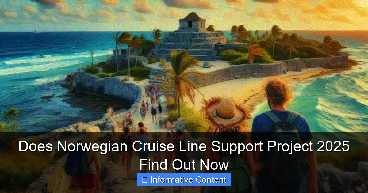 Does Norwegian Cruise Line Support Project 2025 Find Out Now