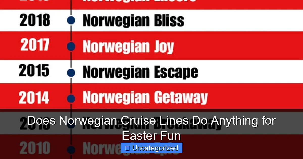 Does Norwegian Cruise Lines Do Anything for Easter Fun