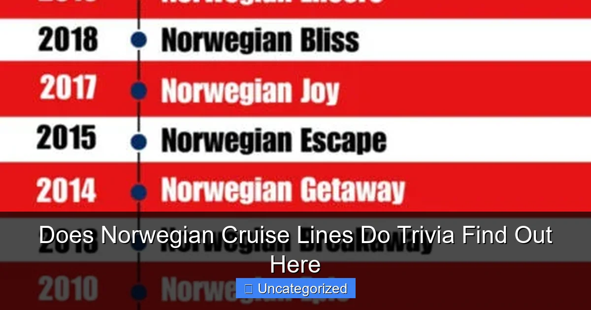 Does Norwegian Cruise Lines Do Trivia Find Out Here