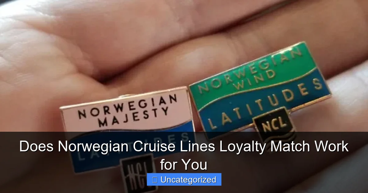 Does Norwegian Cruise Lines Loyalty Match Work for You