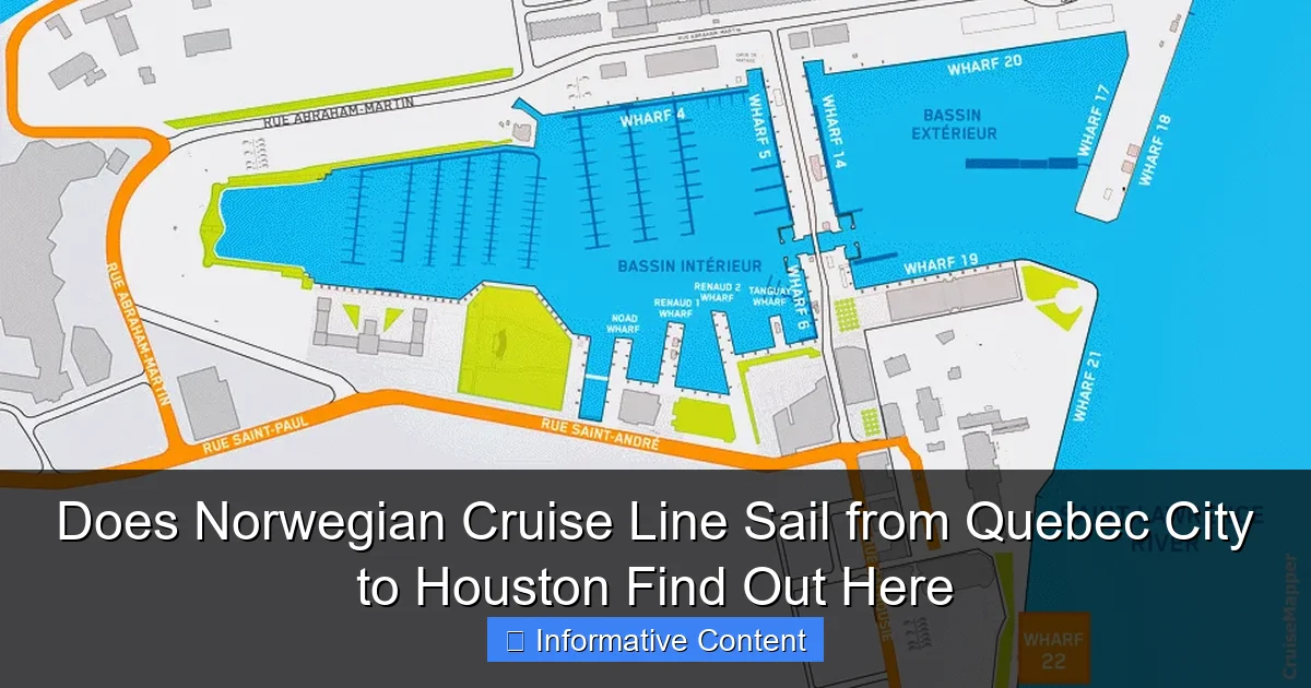 Does Norwegian Cruise Line Sail from Quebec City to Houston Find Out Here