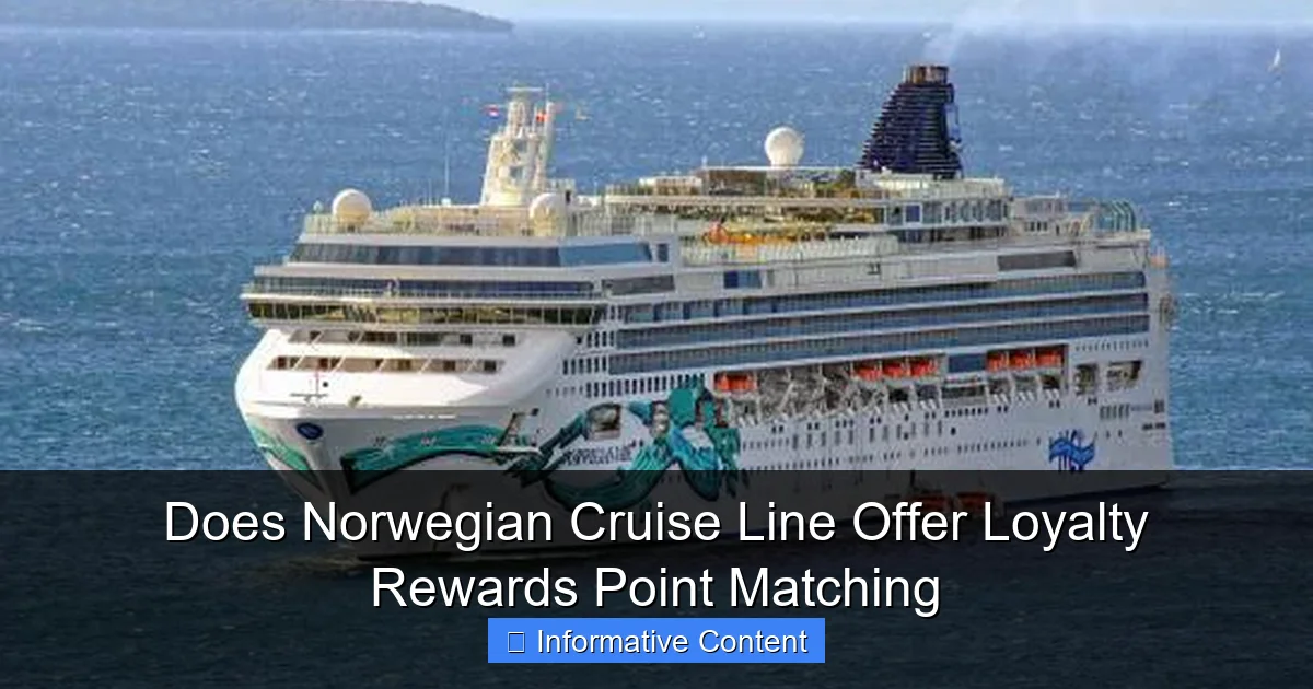 Does Norwegian Cruise Line Offer Loyalty Rewards Point Matching