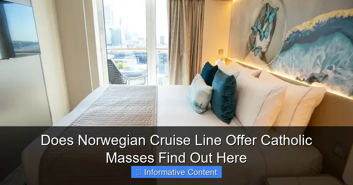 Does Norwegian Cruise Line Offer Catholic Masses Find Out Here