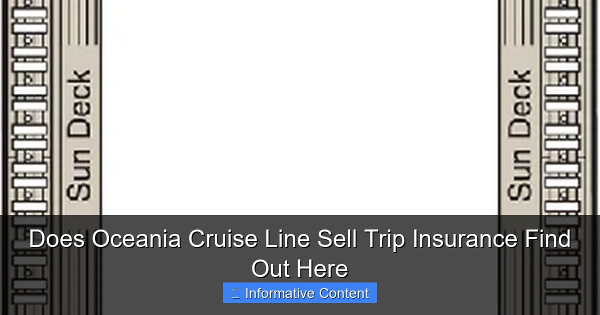 Does Oceania Cruise Line Sell Trip Insurance Find Out Here