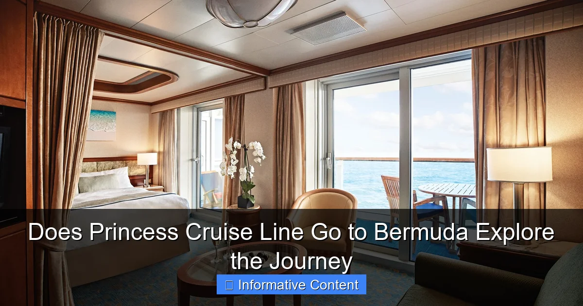 Does Princess Cruise Line Go to Bermuda Explore the Journey