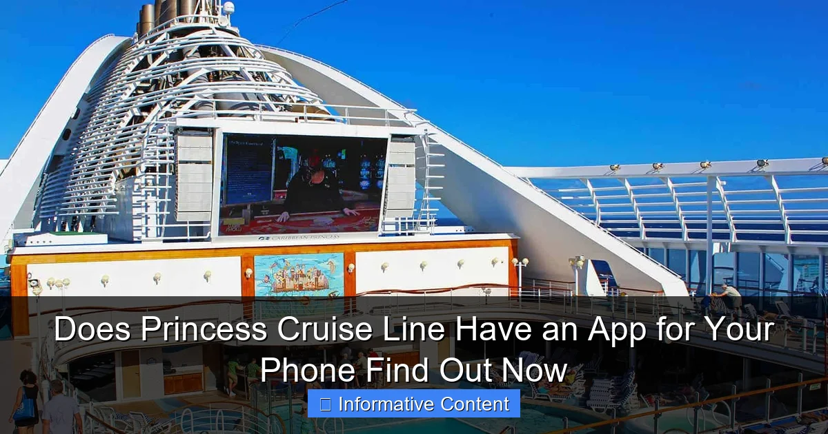 Does Princess Cruise Line Have an App for Your Phone Find Out Now