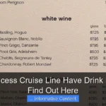Does Princess Cruise Line Have Drink Packages Find Out Here
