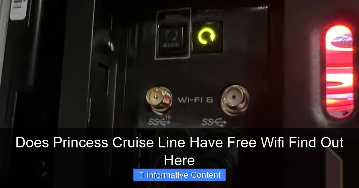 Does Princess Cruise Line Have Free Wifi Find Out Here