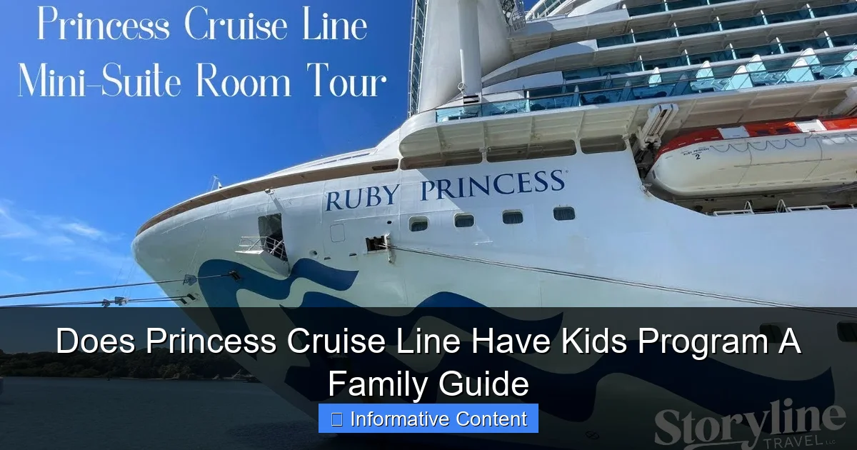 Does Princess Cruise Line Have Kids Program A Family Guide