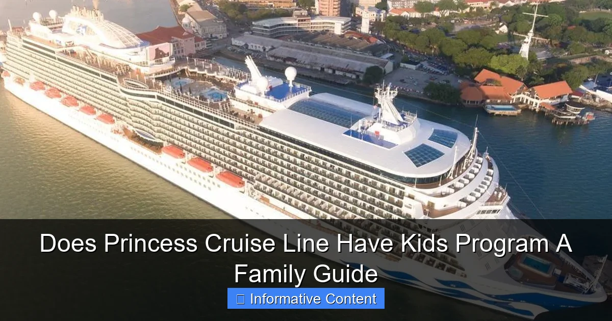 Does Princess Cruise Line Have Kids Program A Family Guide
