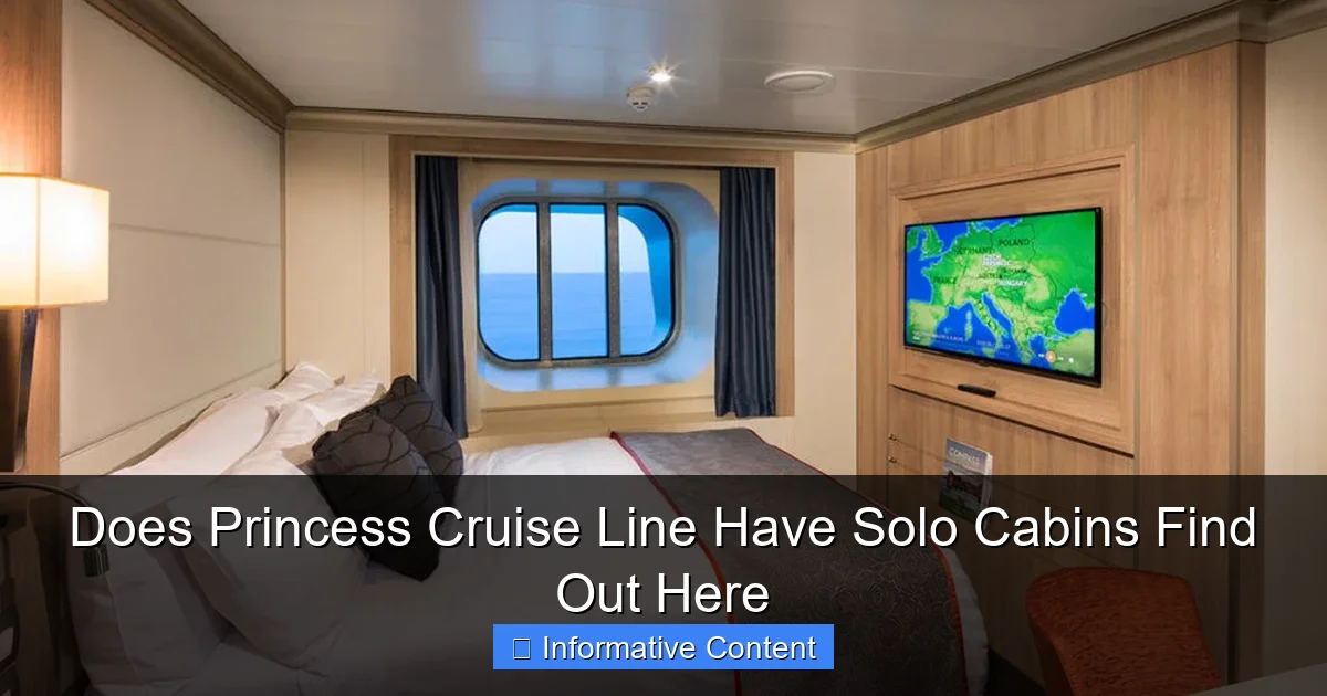 Does Princess Cruise Line Have Solo Cabins Find Out Here