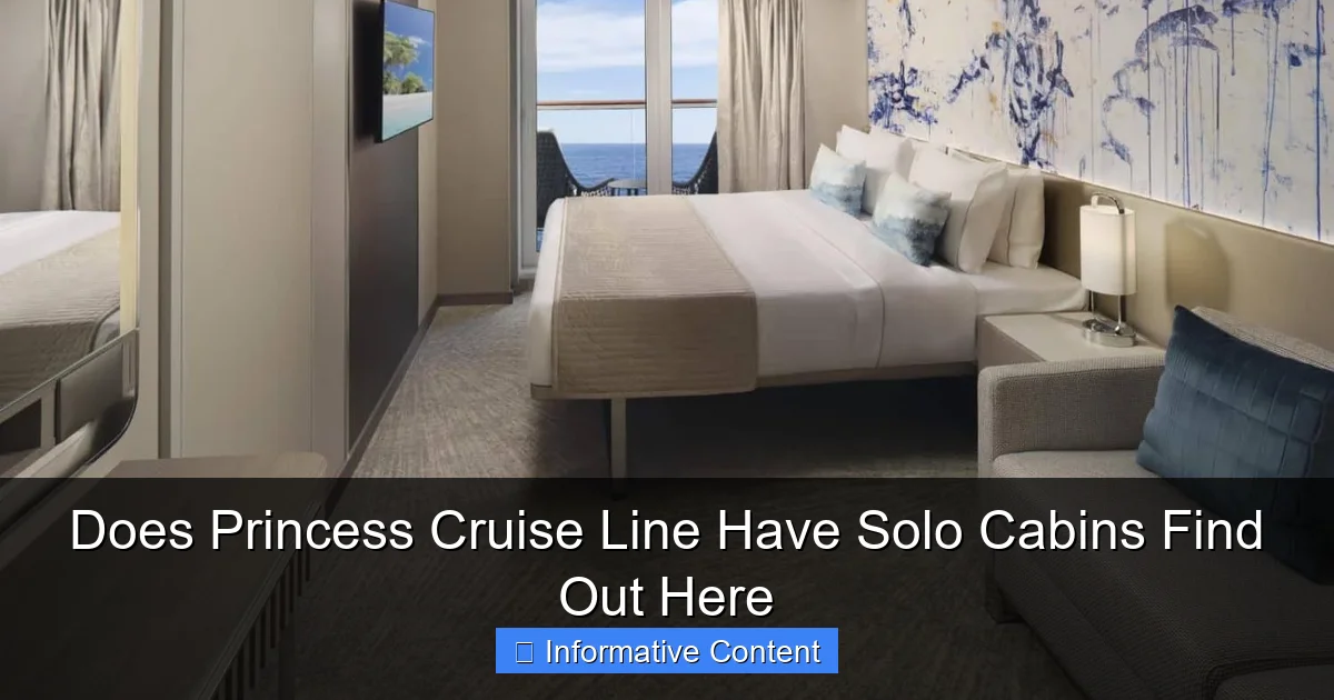 Does Princess Cruise Line Have Solo Cabins Find Out Here