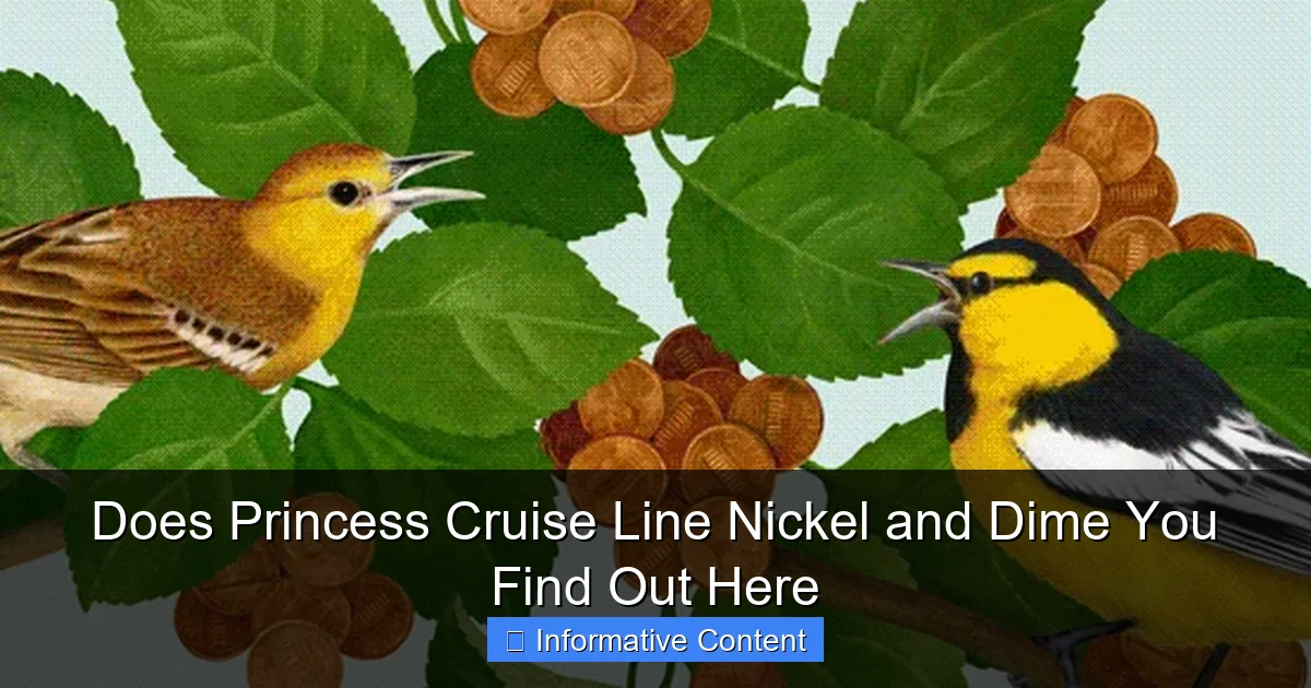 Does Princess Cruise Line Nickel and Dime You Find Out Here
