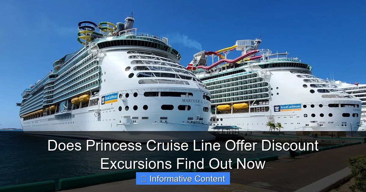 Does Princess Cruise Line Offer Discount Excursions Find Out Now