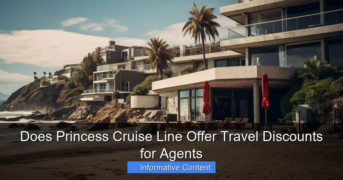 Does Princess Cruise Line Offer Travel Discounts for Agents