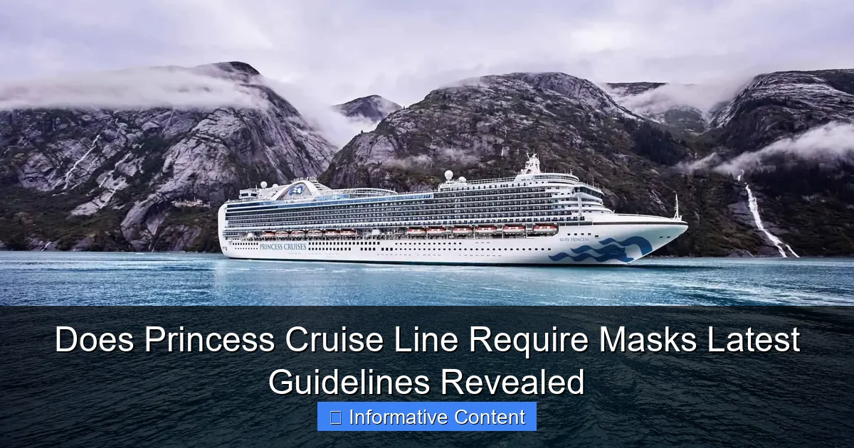 Does Princess Cruise Line Require Masks Latest Guidelines Revealed