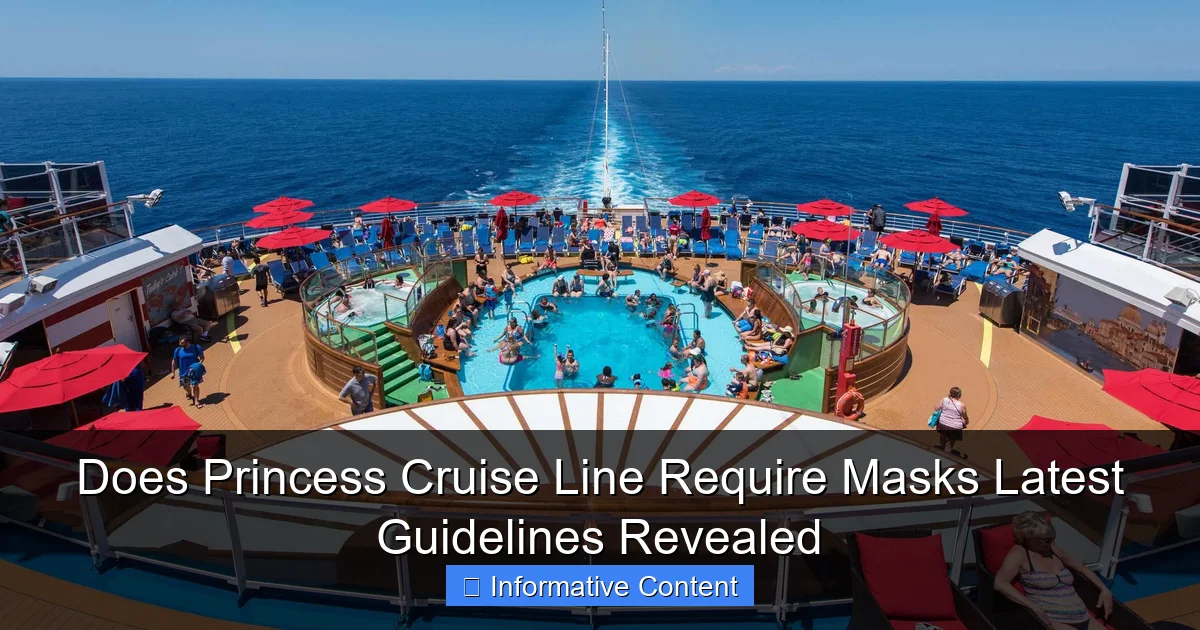 Does Princess Cruise Line Require Masks Latest Guidelines Revealed