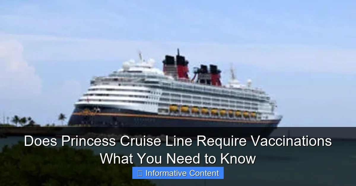 Does Princess Cruise Line Require Vaccinations What You Need to Know