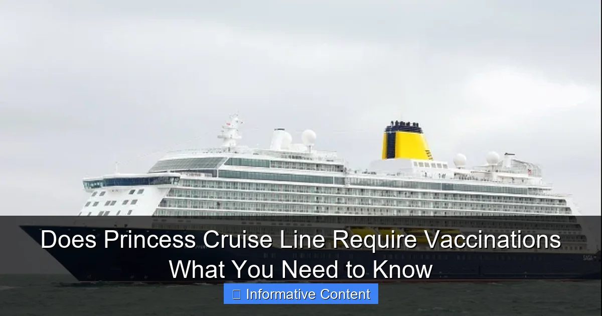 Does Princess Cruise Line Require Vaccinations What You Need to Know