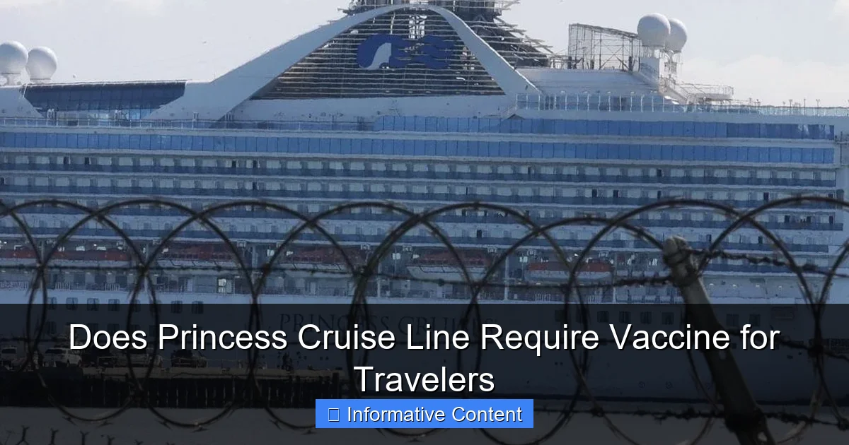 Does Princess Cruise Line Require Vaccine for Travelers