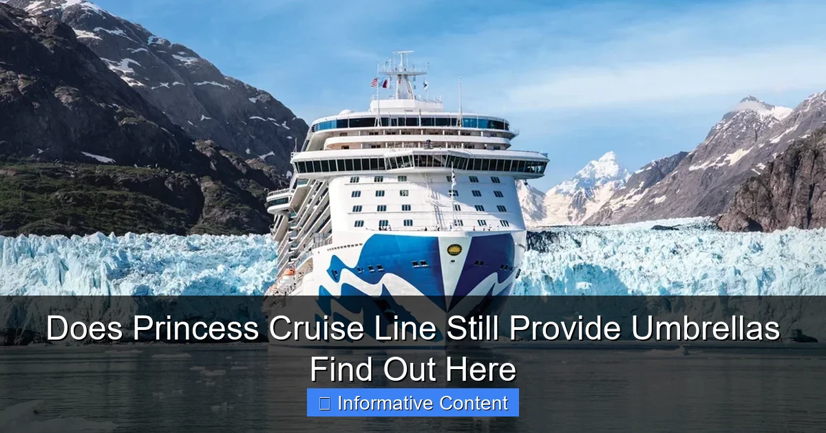 Does Princess Cruise Line Still Provide Umbrellas Find Out Here