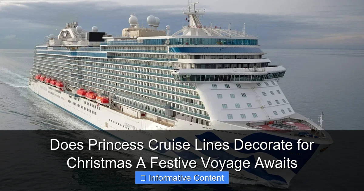 Does Princess Cruise Lines Decorate for Christmas A Festive Voyage Awaits