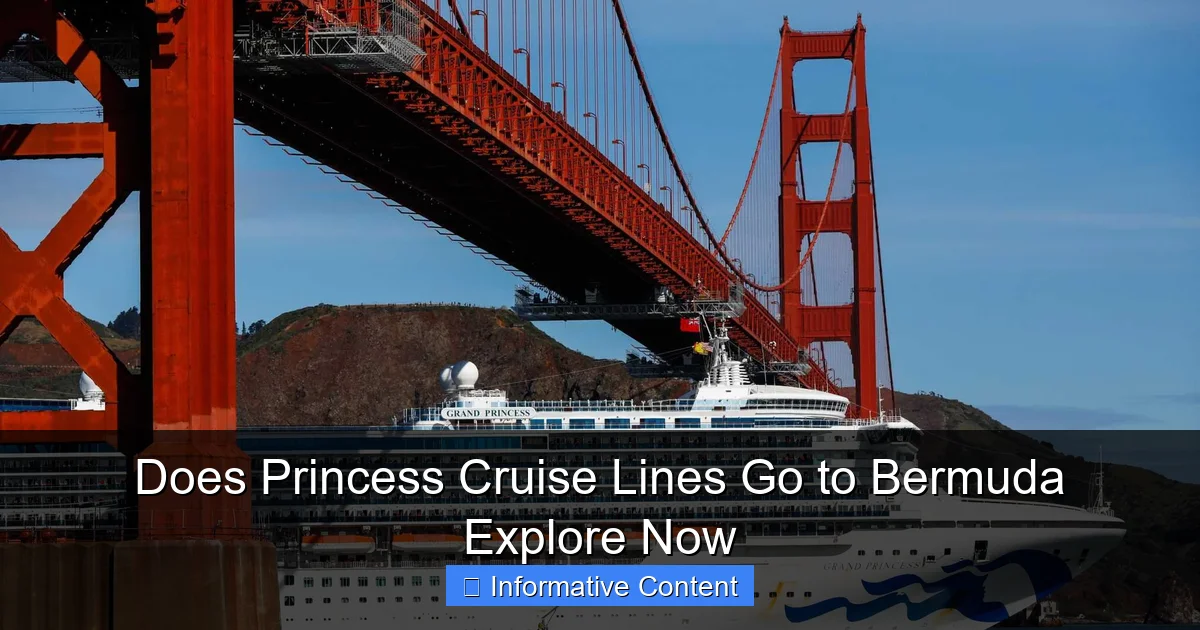 Does Princess Cruise Lines Go to Bermuda Explore Now