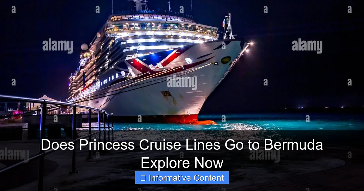 Does Princess Cruise Lines Go to Bermuda Explore Now