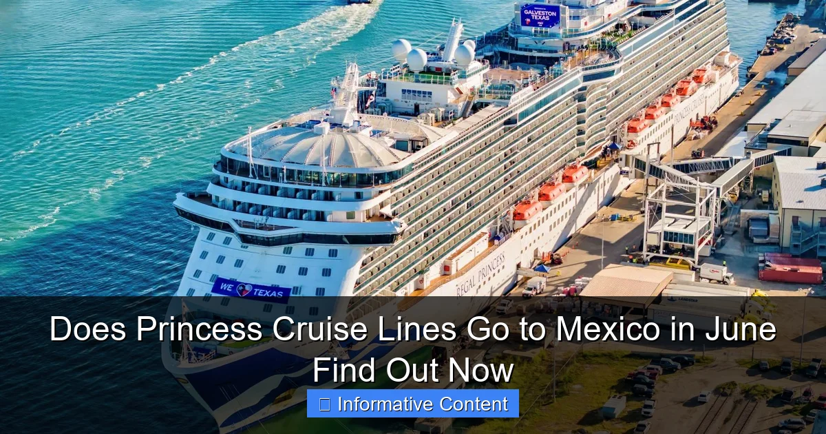 Does Princess Cruise Lines Go to Mexico in June Find Out Now